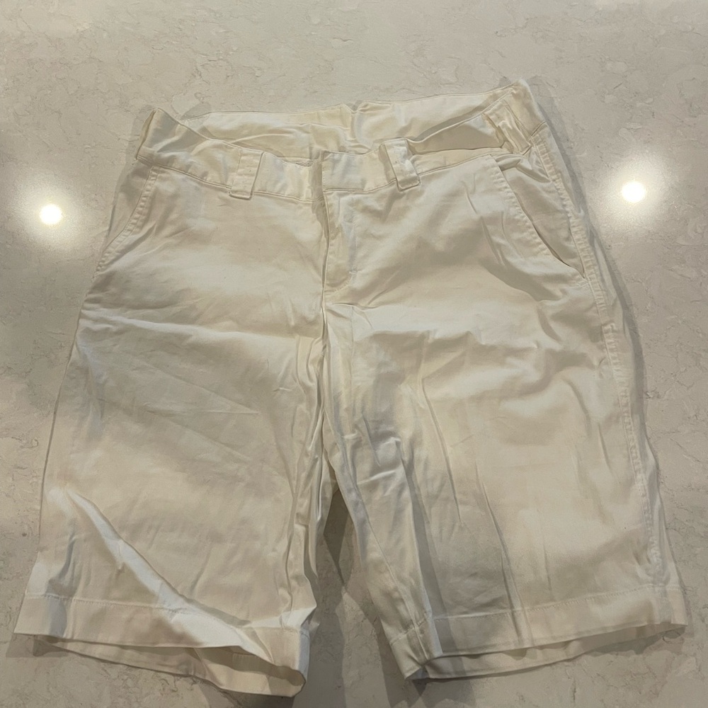 Cream Shorts